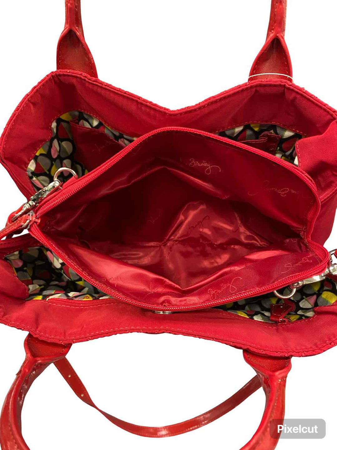 Vera Bradley Red Satchel Purse