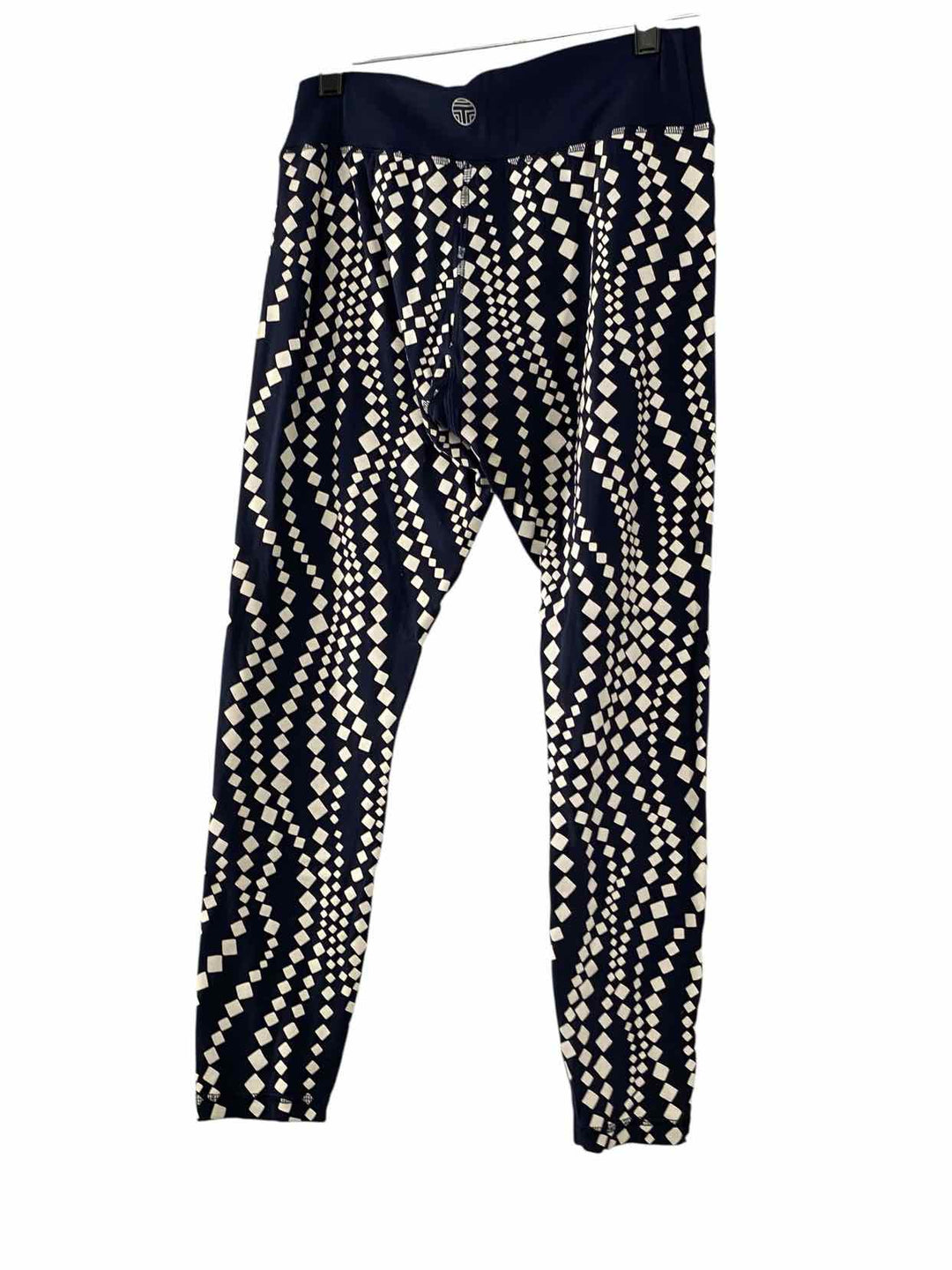 Tory Burch Size S Navy White Athletic Pants