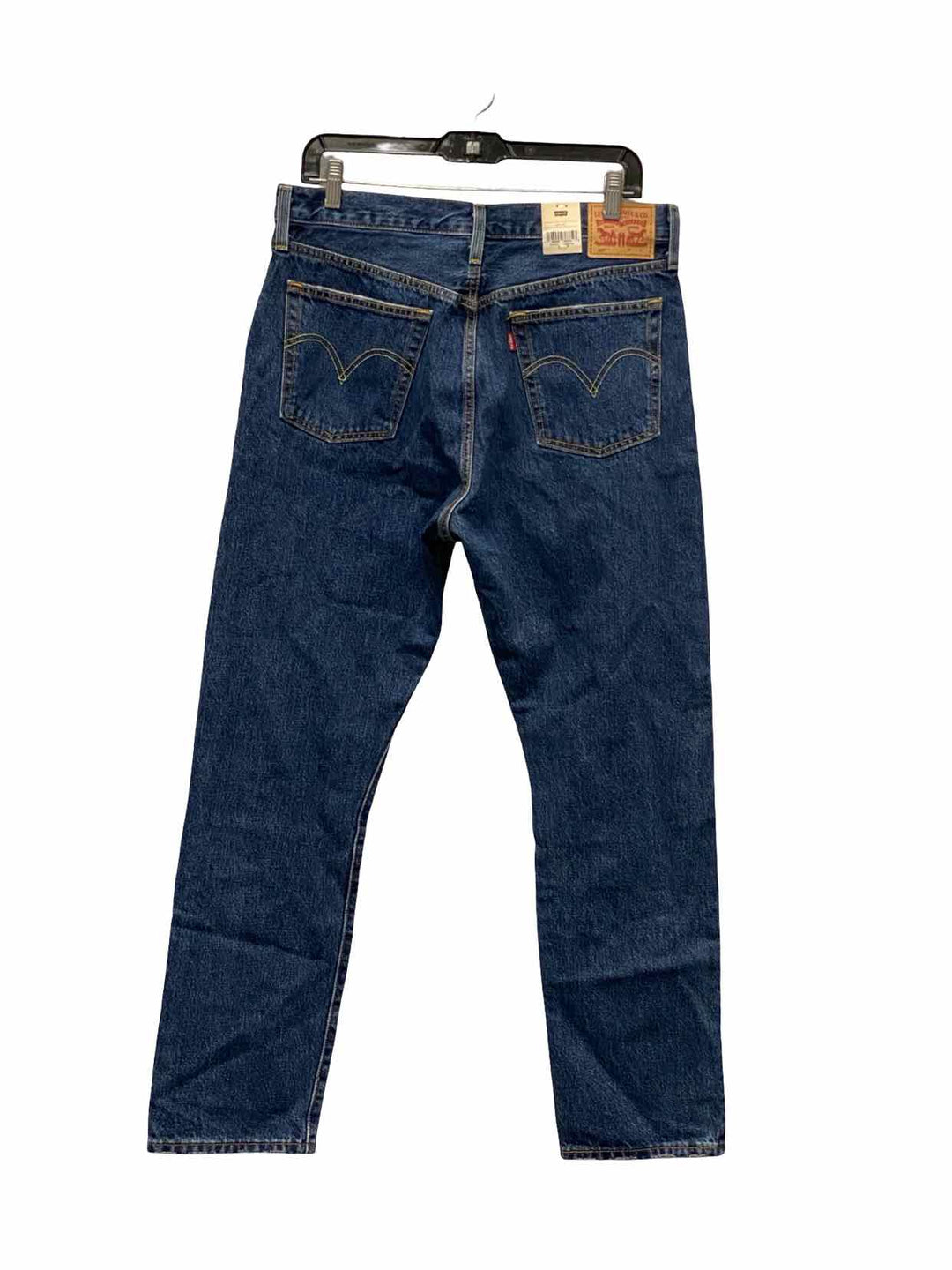 Levi's Size 32/30 Blue High Rise 100% cotton Straight Leg Jeans