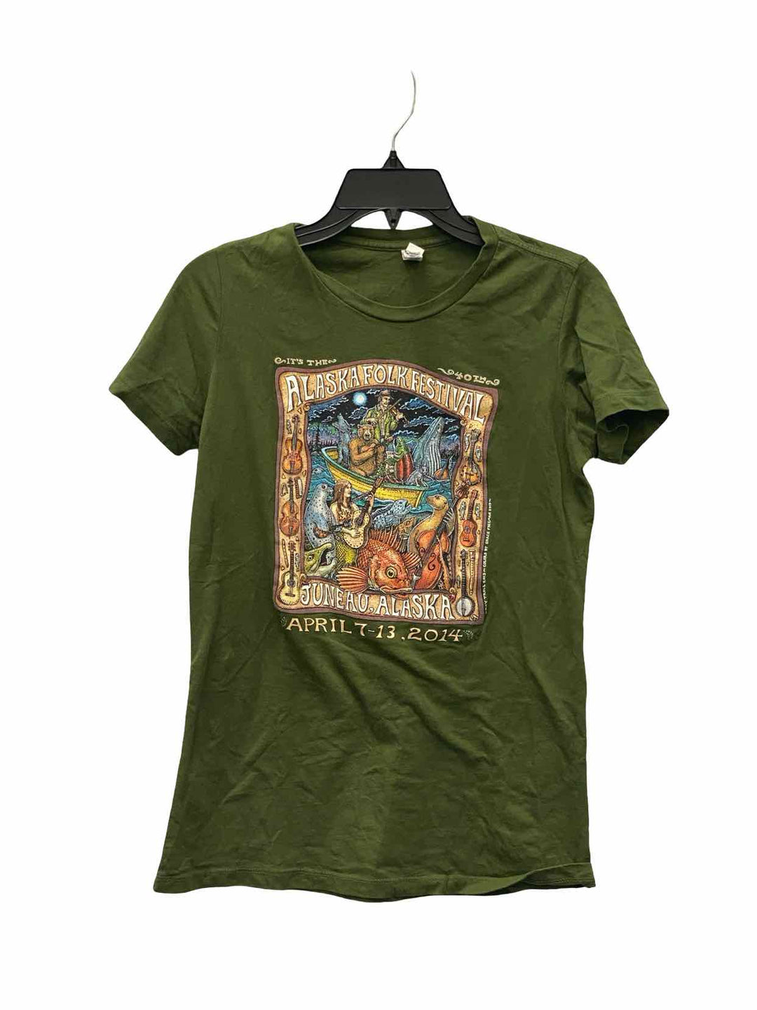 Bella Size L Green T-shirt