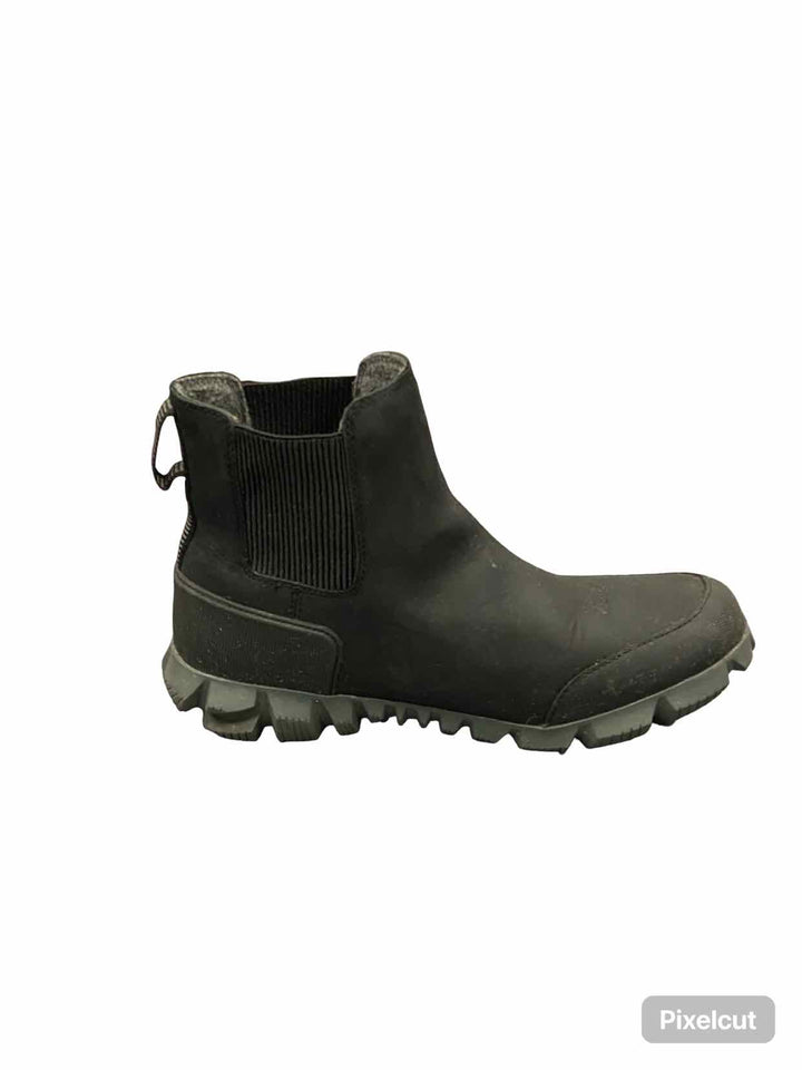 Bogs Shoe Size 7 Black waterproof Urban Leather Chelsea Boots(Ankle)
