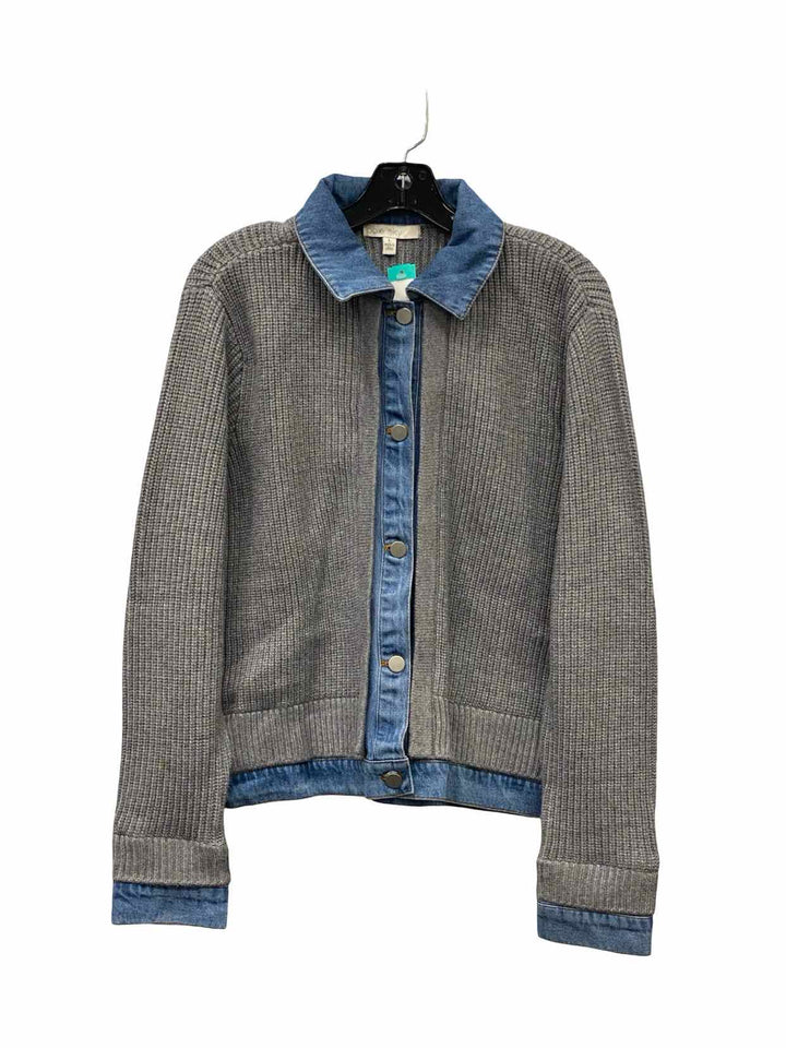 Pale Sky Size L Grey Blue sweater Jacket