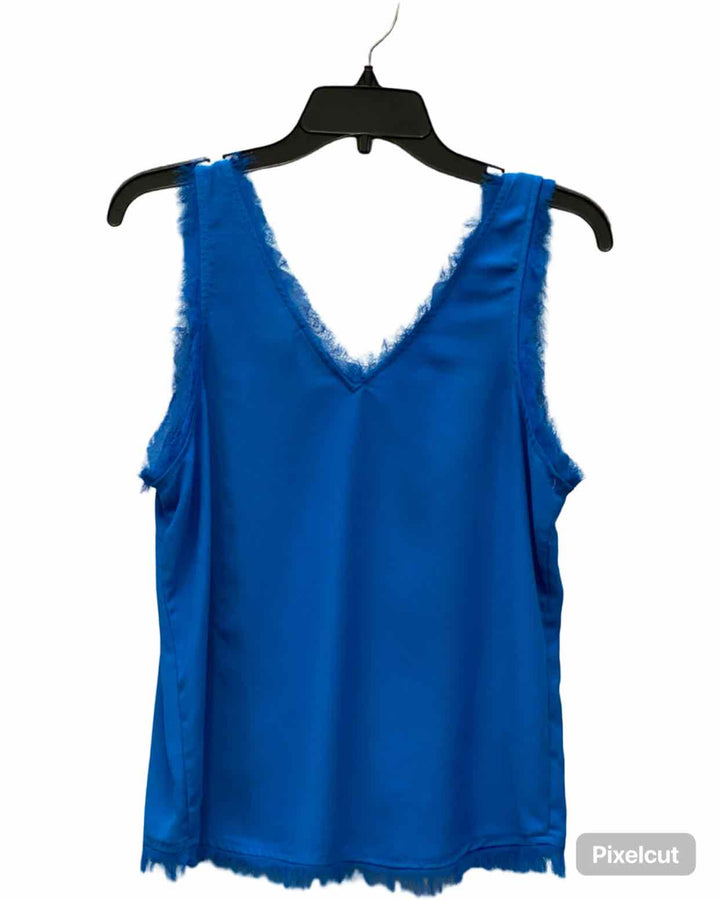 Halogen Size M Blue Tank Top