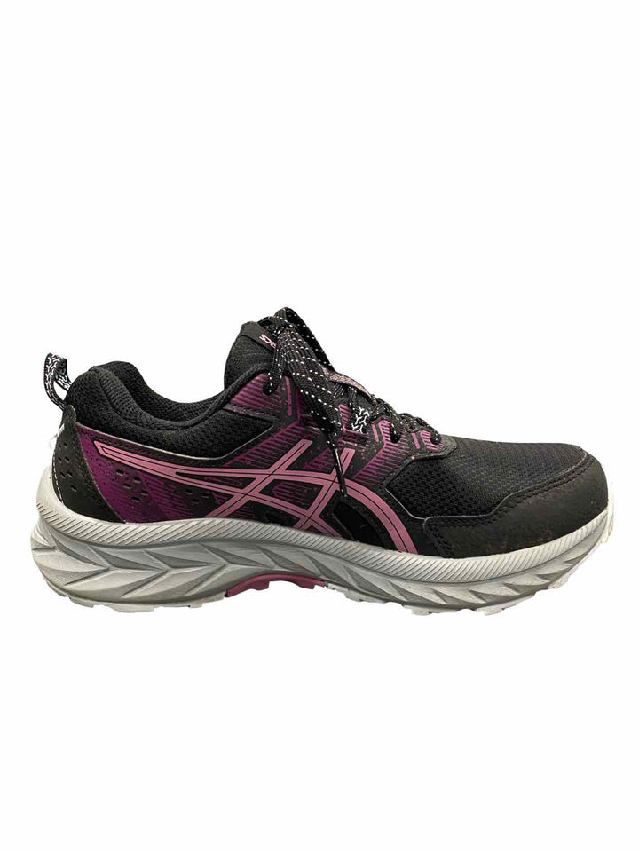 Asics Shoe Size 8 Black Pink Gel Venture 9 Sneakers