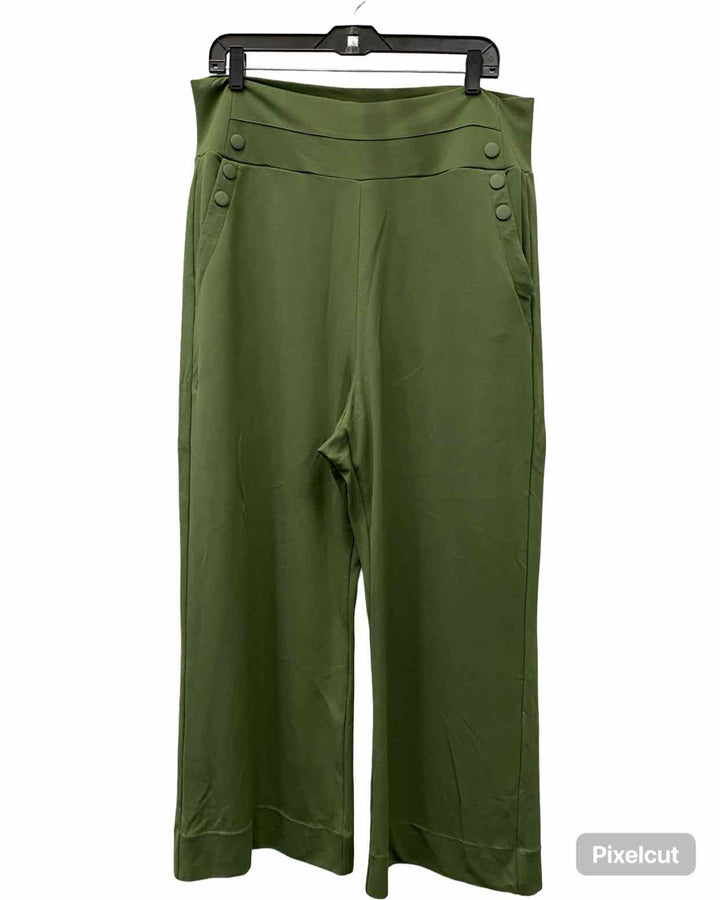 Cabi Size XL Green Wide Leg Pants