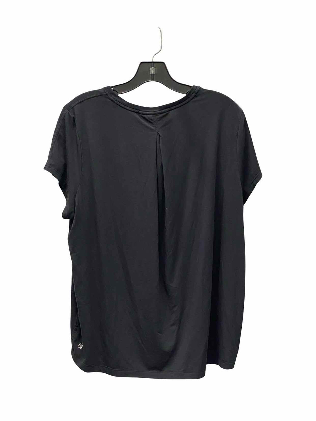 Athleta Size S Black Athletic Short Sleeve
