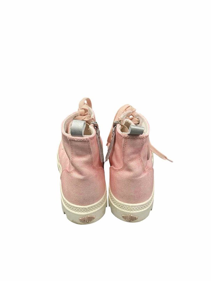 Palladium Shoe Size 8 Pink Canvas Pampa Hi Sneakers