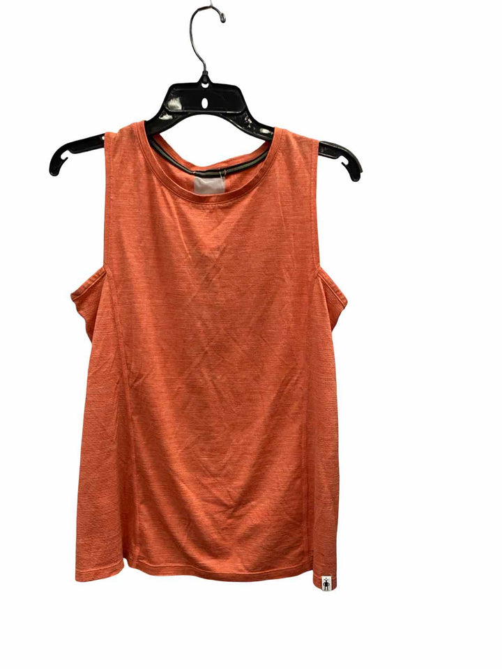 Smartwool Size M Orange Athletic Tank Top
