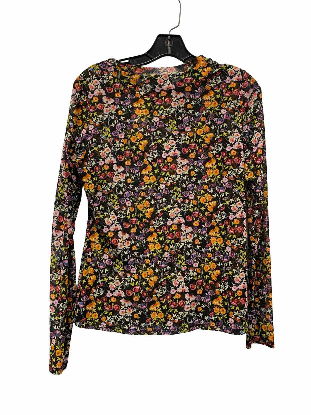 INC Size S Multi-Color Floral Long Sleeve Shirts