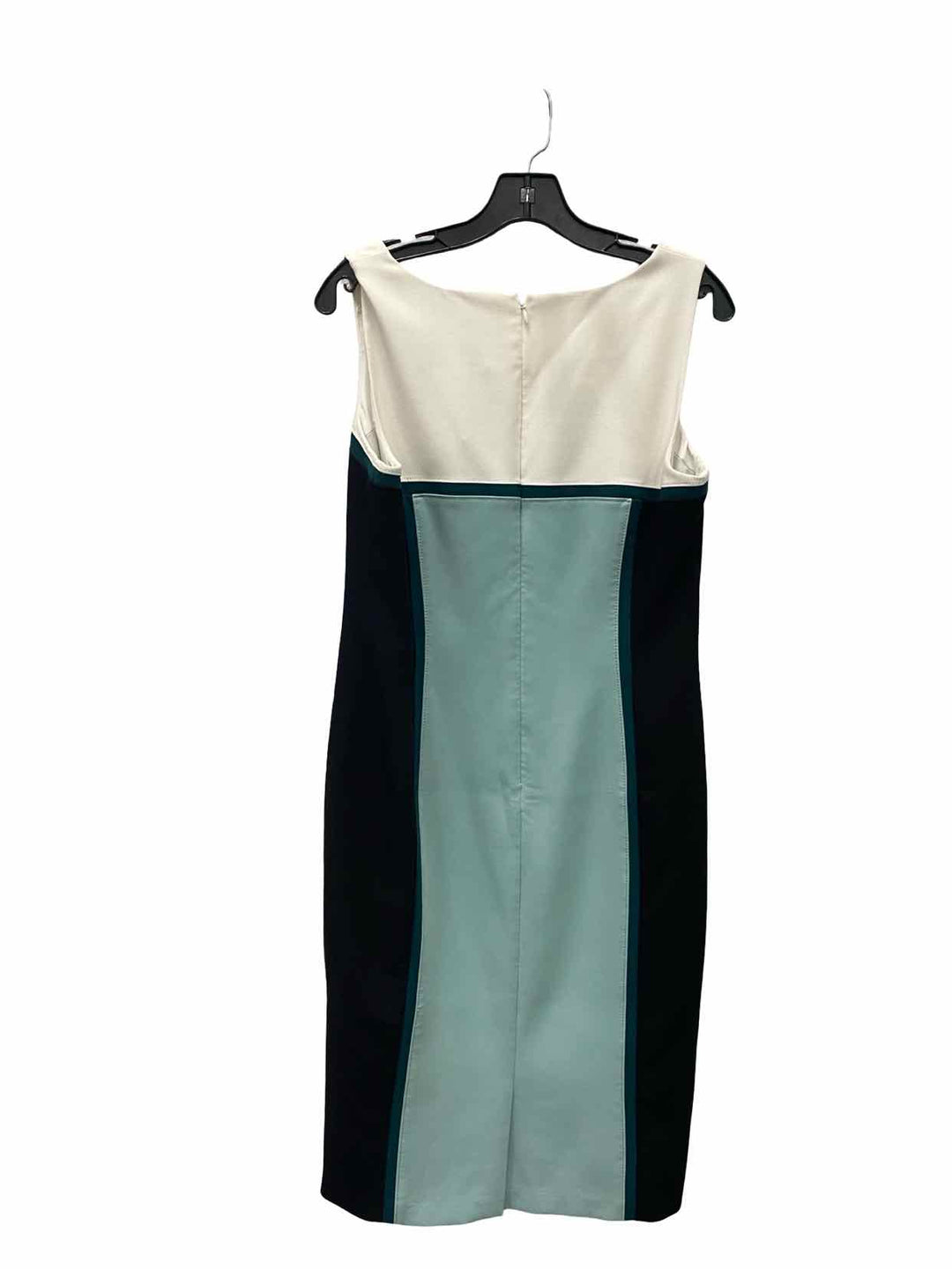 White House Black Market Size 10 Black Blue Dress