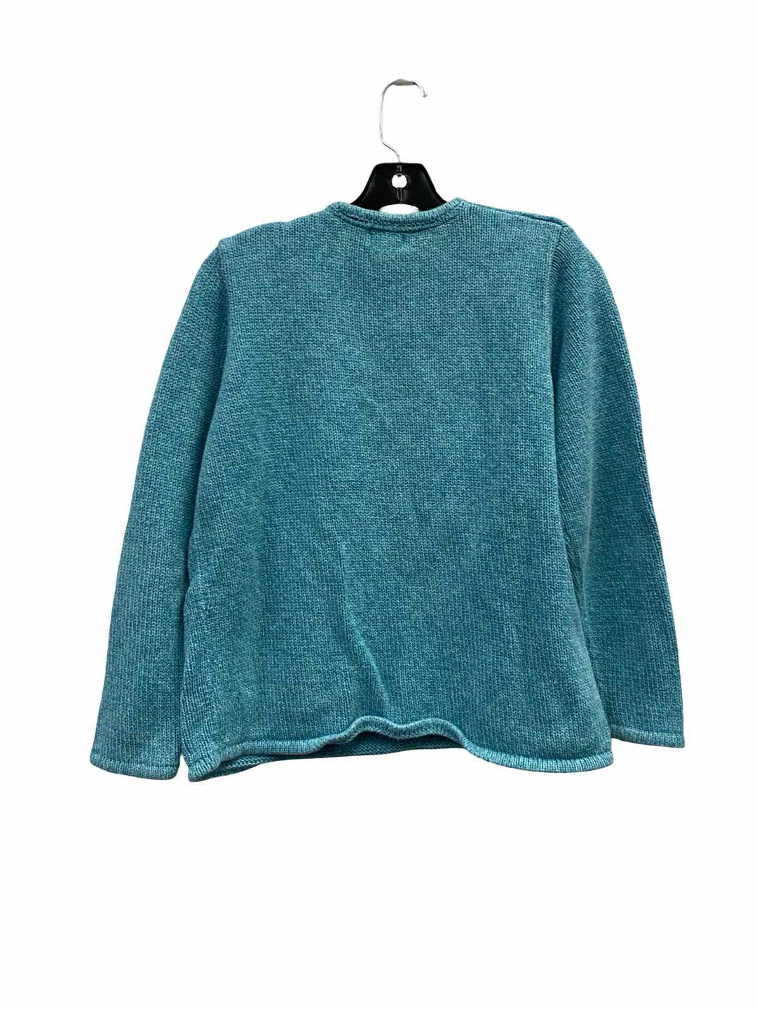 LL Bean Size L Blue 100% cotton Sweater