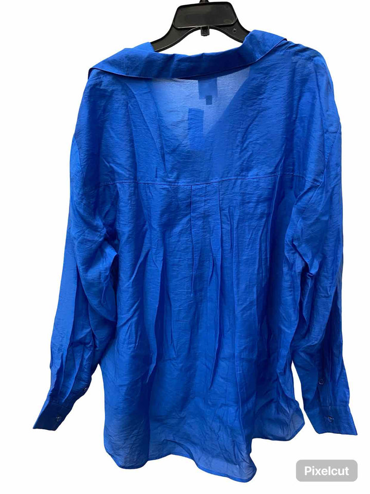 Cabi Size XL Blue Long Sleeve Shirts