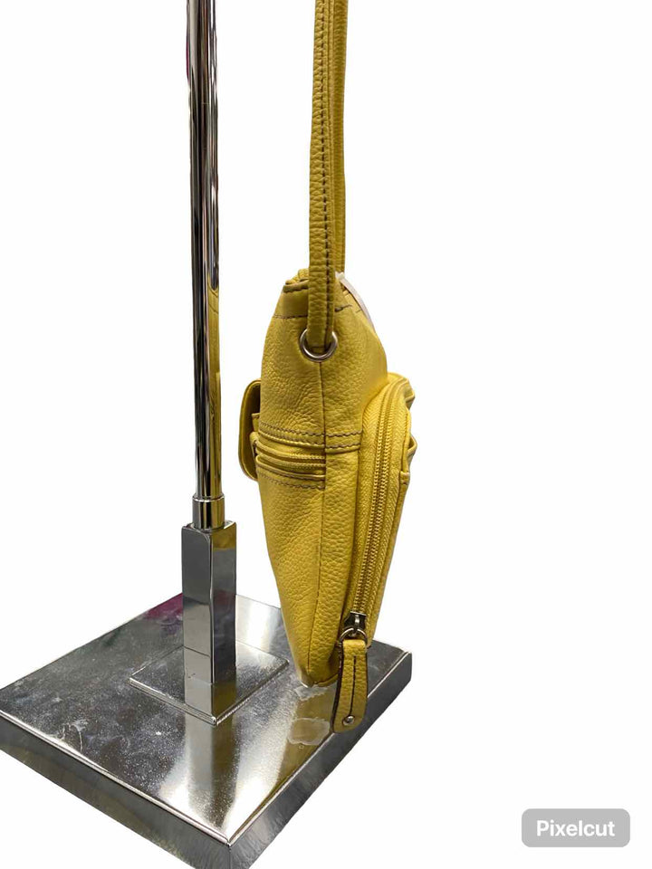 Tignanello Yellow Crossbody Purse