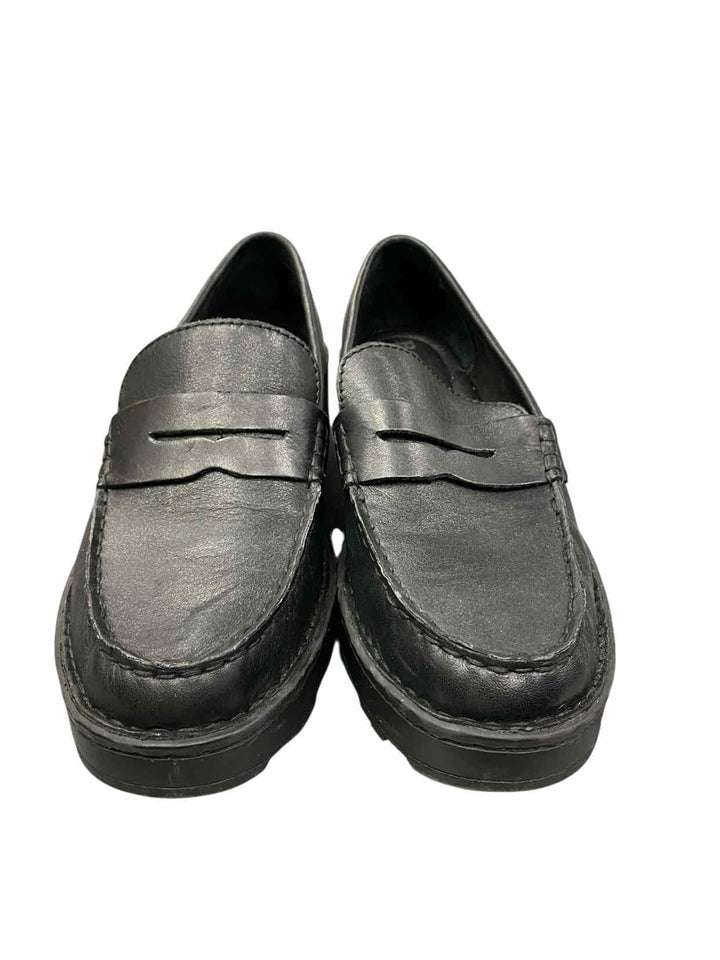 Born Shoe Size 7.5 Black Leather Carrera Loafers