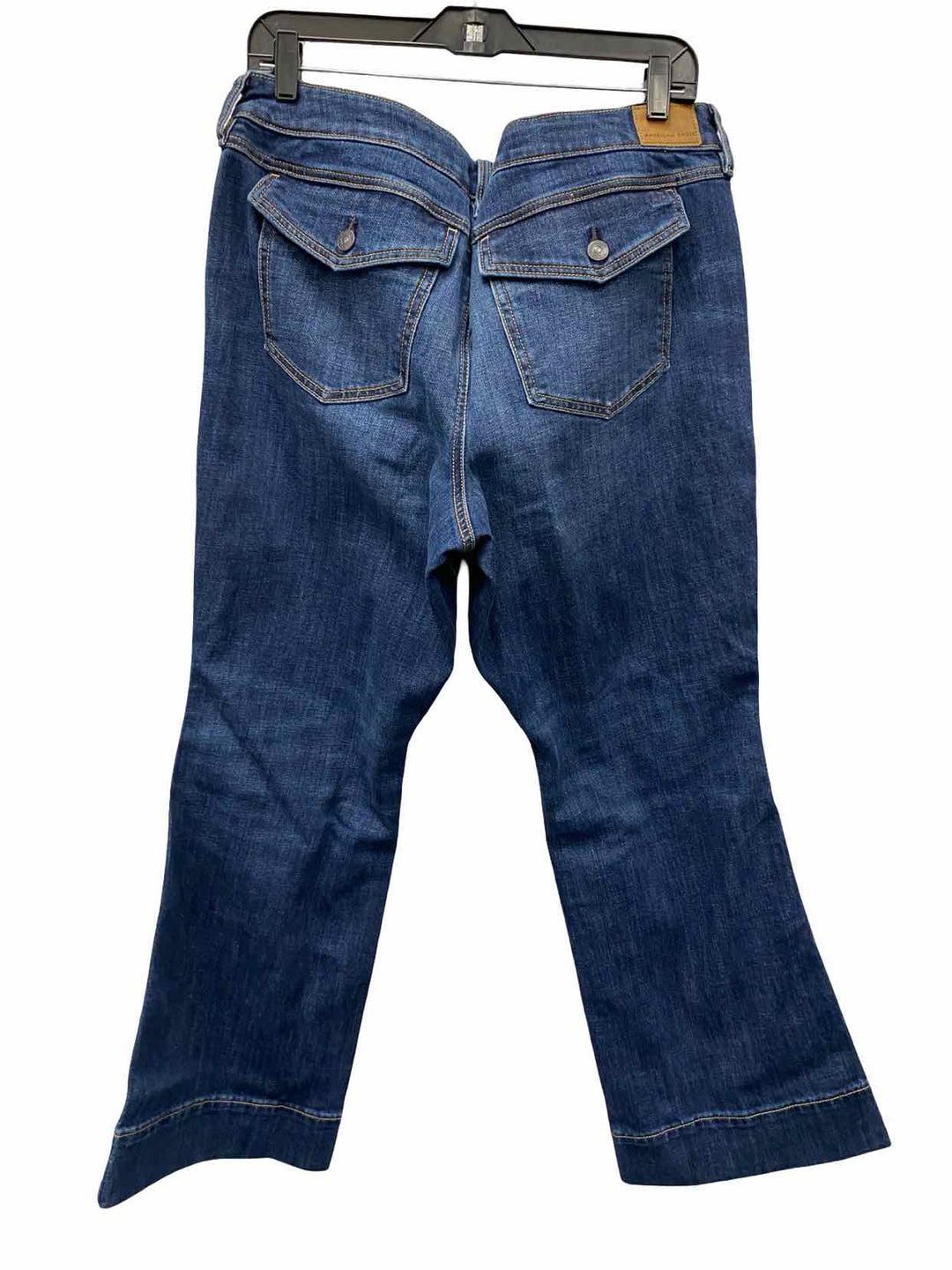 American Eagle Size 14 Blue Kick Boot Jeans