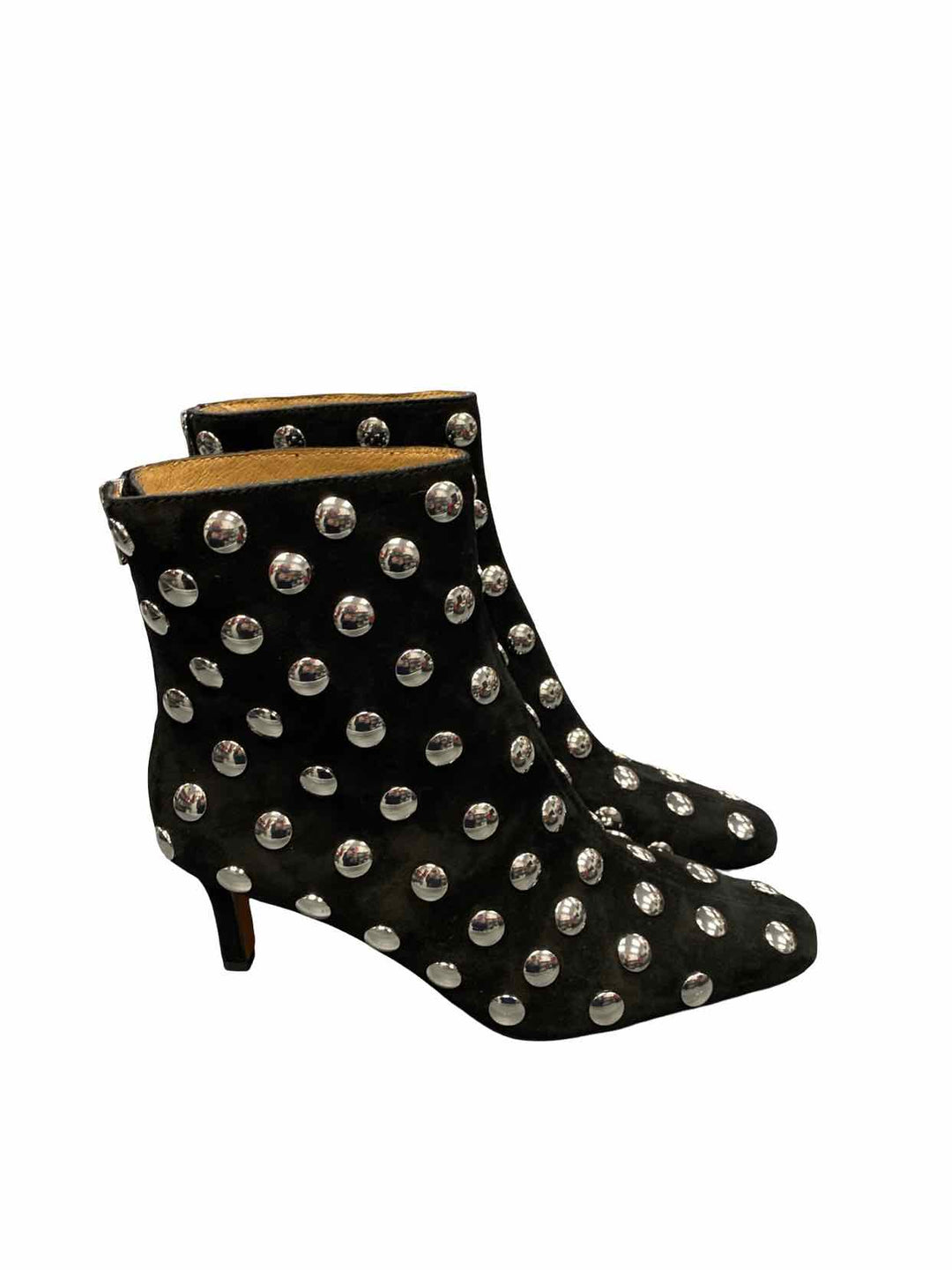 Madewell Shoe Size 7.5 Black Silver Suede Boots(Ankle)