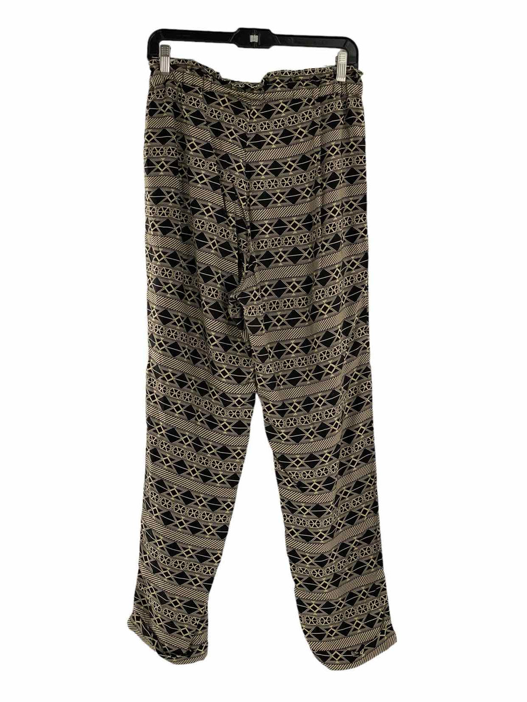 KAVU Size M Black Beige Print Pants