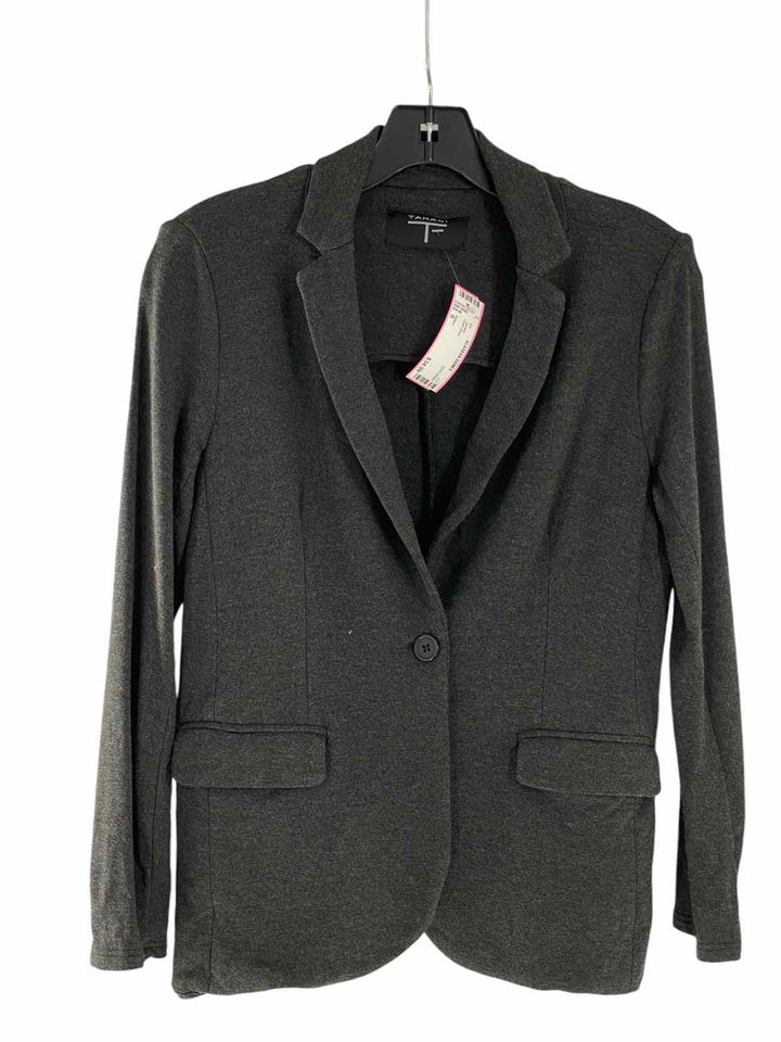 Tahari Size S Dark Grey Jacket