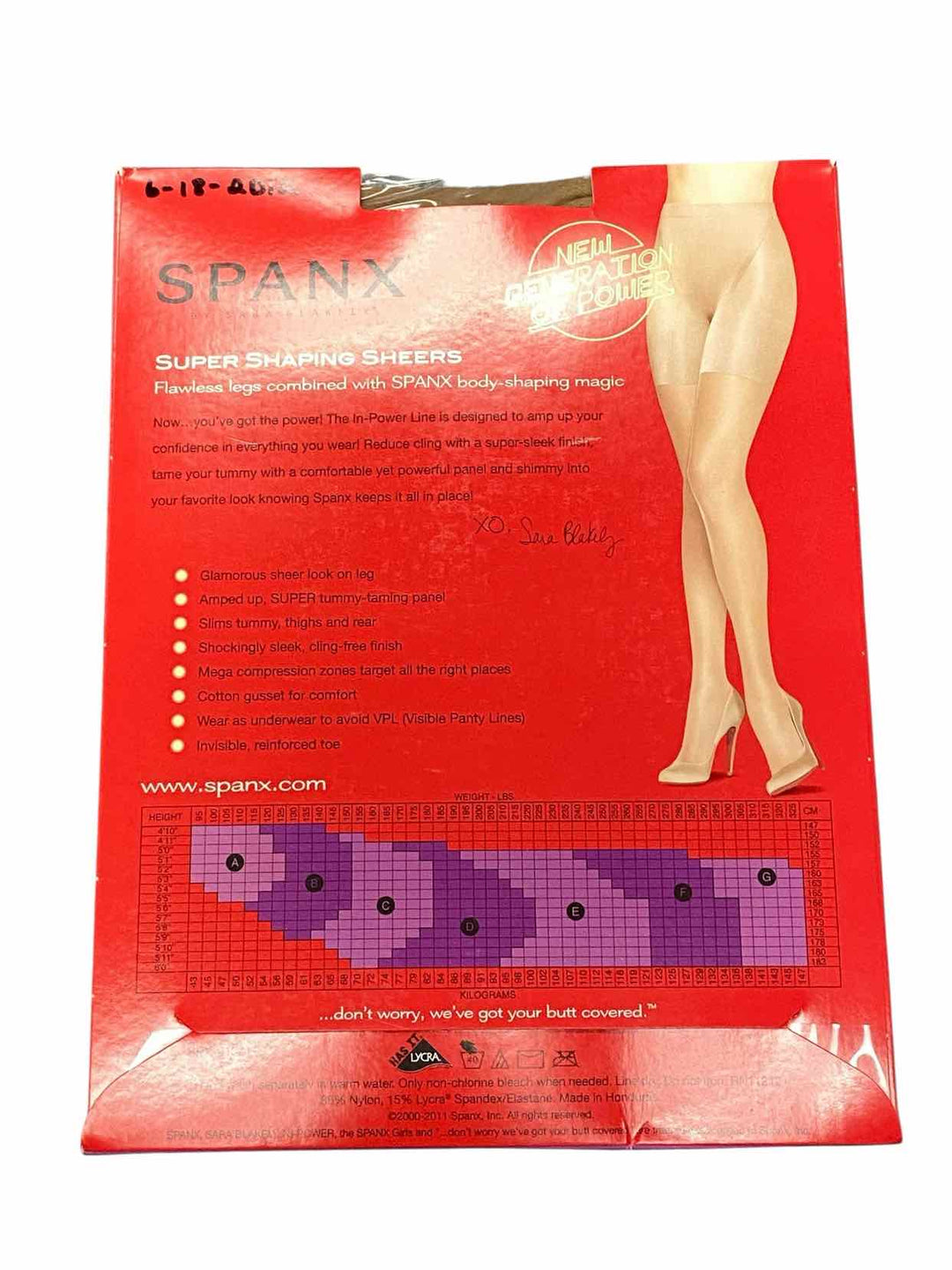 Spanx Nude Super Shaping Sheers Tights