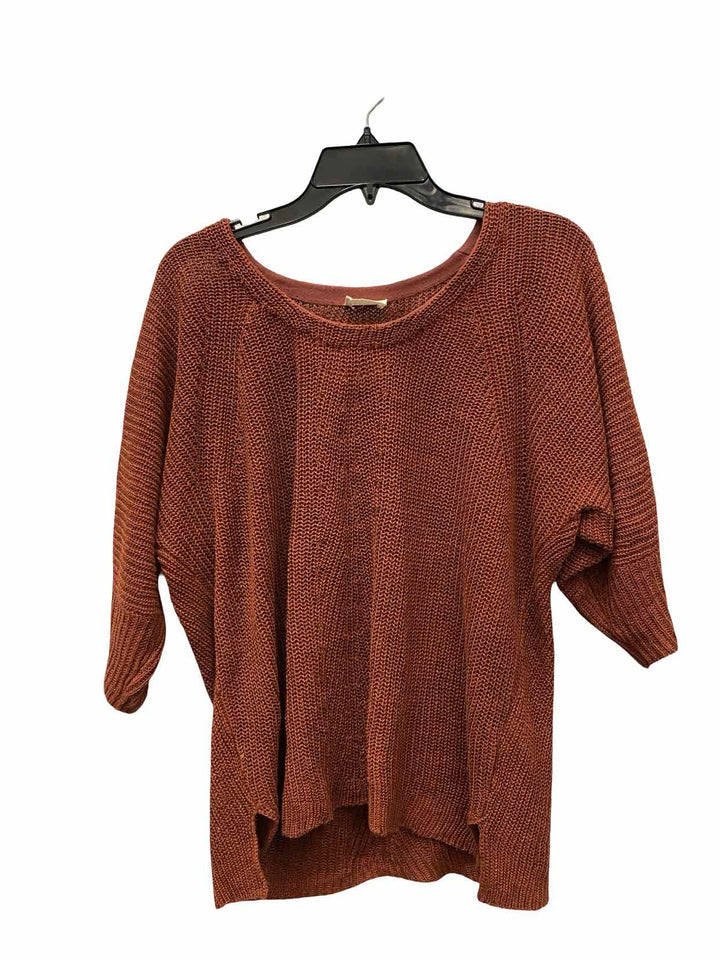 Poetry Size 8/10 Brown Linen Sweater