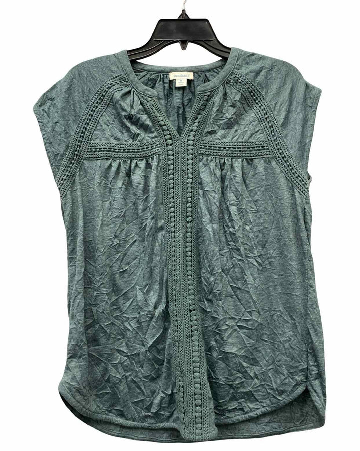 Sundance Size M Green Short Sleeve Shirts