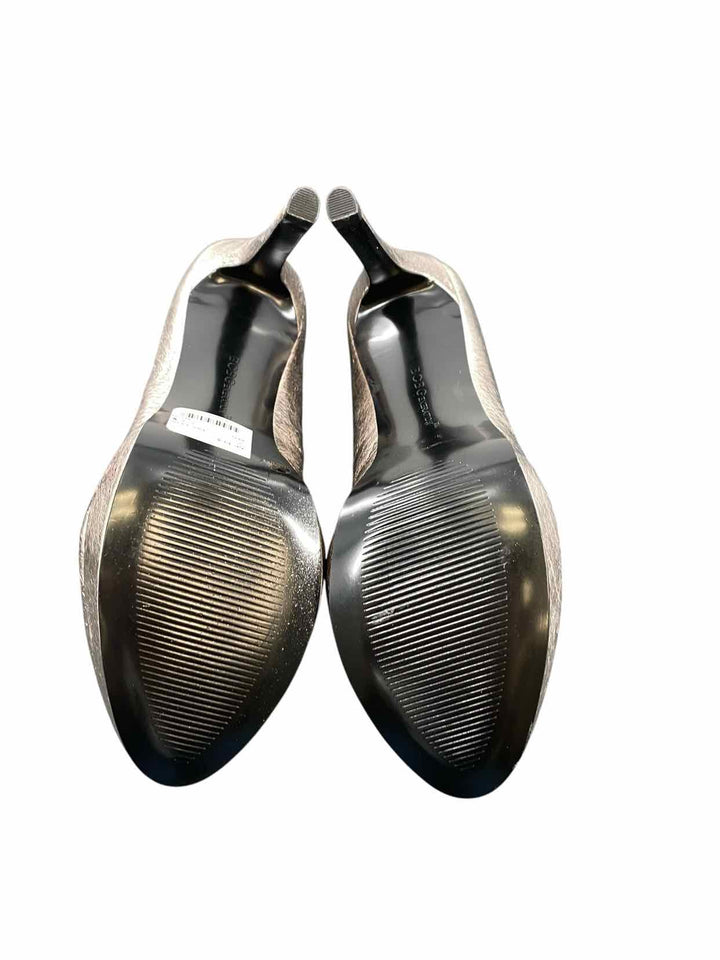 BCBG Shoe Size 7.5 Silver Heels