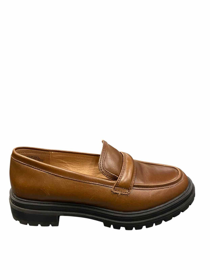 Madewell Shoe Size 8.5 Brown Leather Loafers