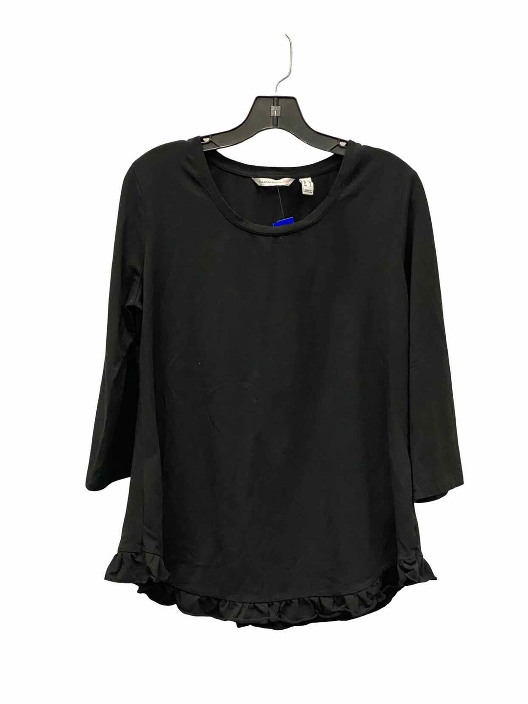 Isaac Mizrahi Live! Size L Black Long Sleeve Shirts