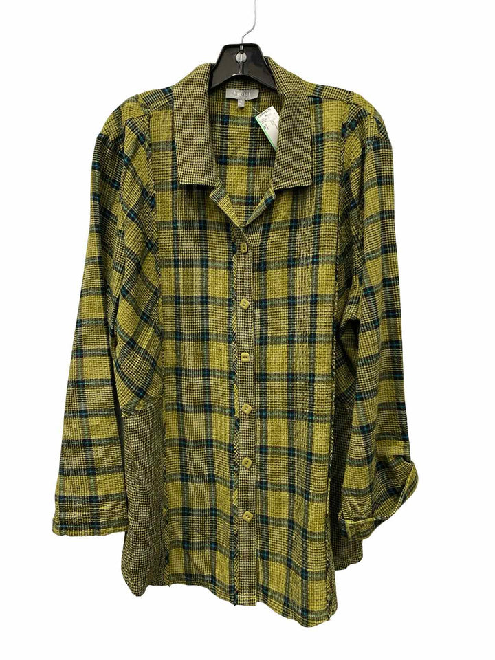 Habitat Size XL Green Long Sleeve Shirts
