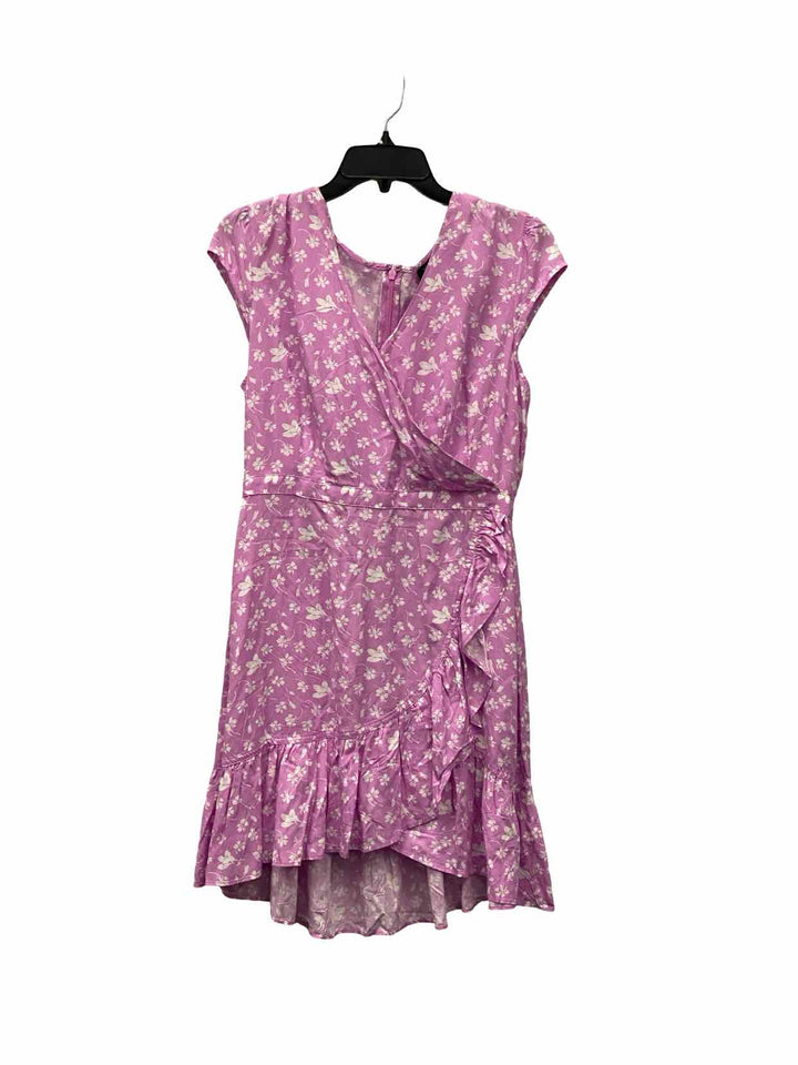 J Crew Size 8 Purple White Floral Dress