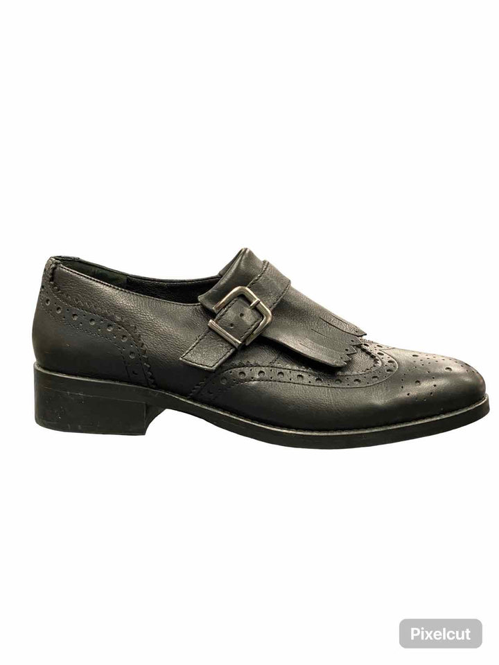Dune London Shoe Size 41 Black Leather Gospel Loafers