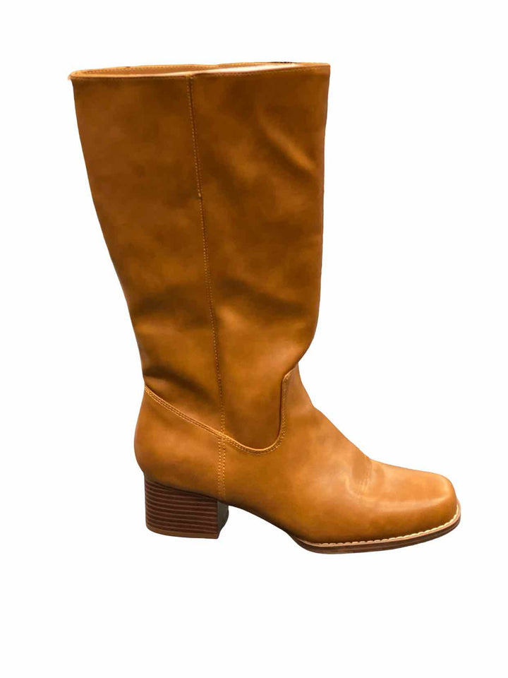 American Eagle Shoe Size 11 Tank Tan Stovepipe Boots(knee)