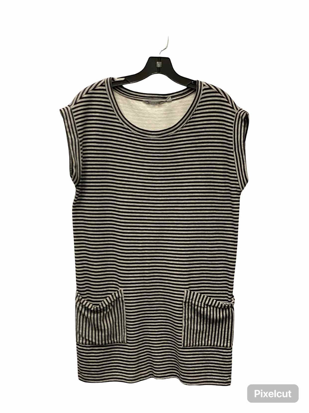 Athleta Size M Gray Black Dress