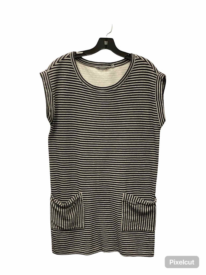 Athleta Size M Gray Black Dress