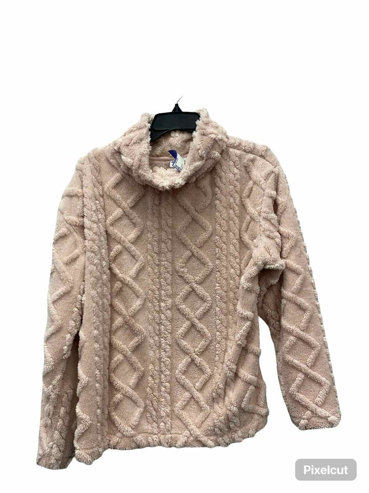 Eddie Bauer Size M Pink Fleece Sweatshirt