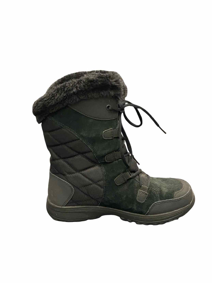 Columbia Shoe Size 9 Black Waterproof Insulated Ice Maiden Boots(Ankle)