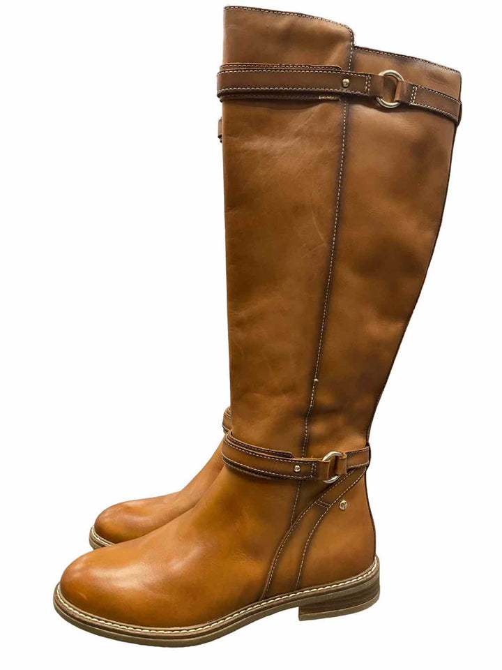 Pikolinos Shoe Size 39 Brown Leather Aldaya Boots(knee)