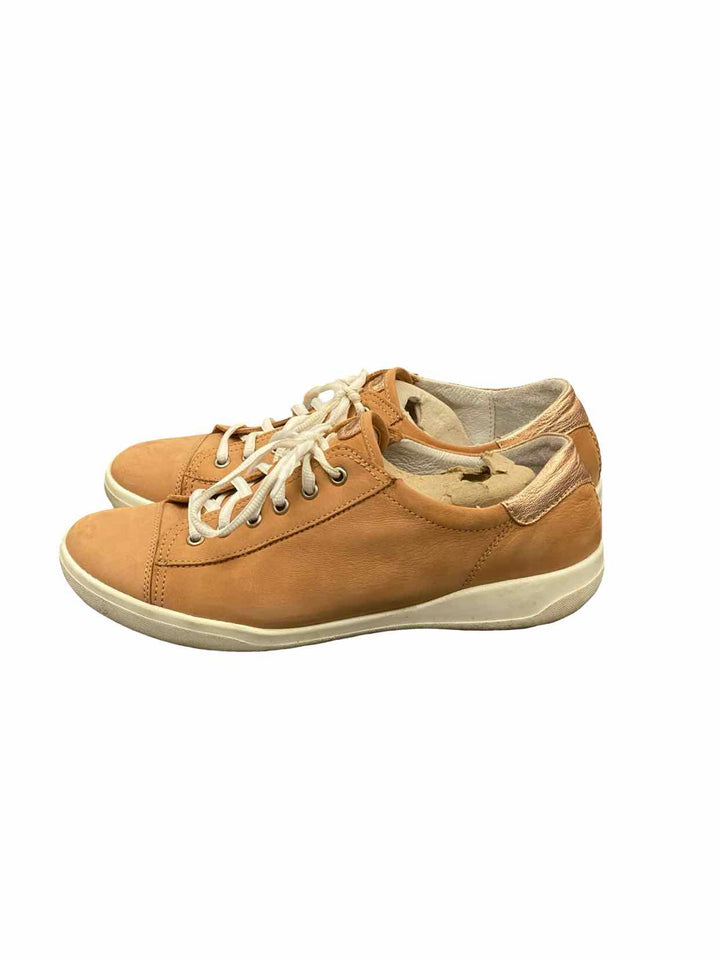 Josef Seibel Shoe Size 42 Tan Rose Gold Leather Sina 11 Sneakers
