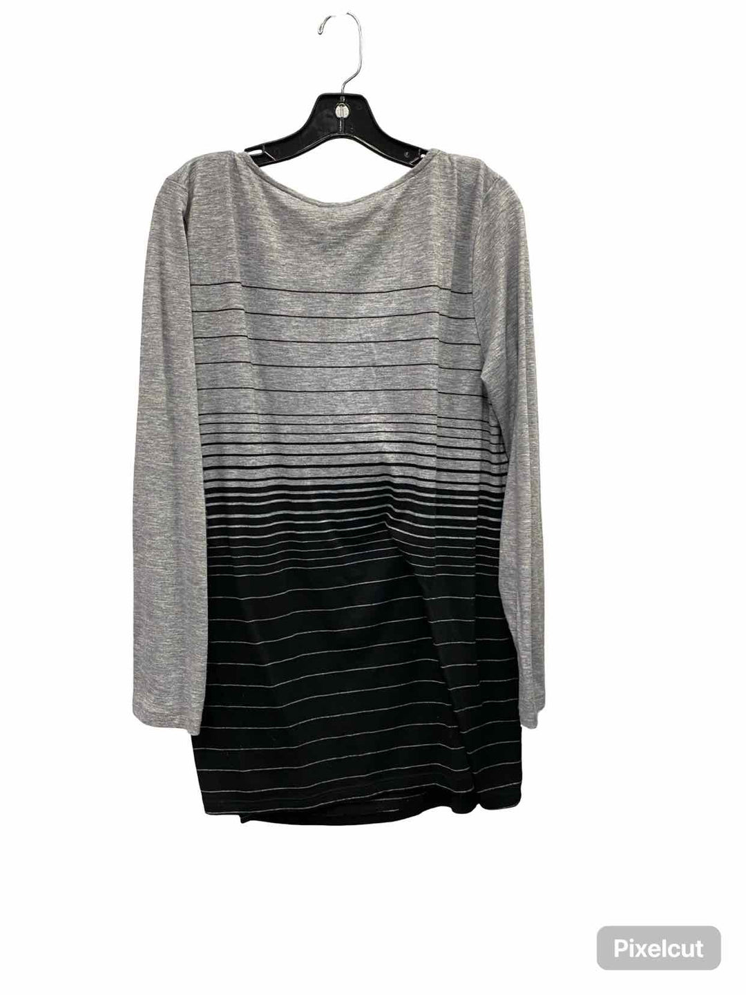 Ann Taylor Size XL Grey Black Long Sleeve Shirts