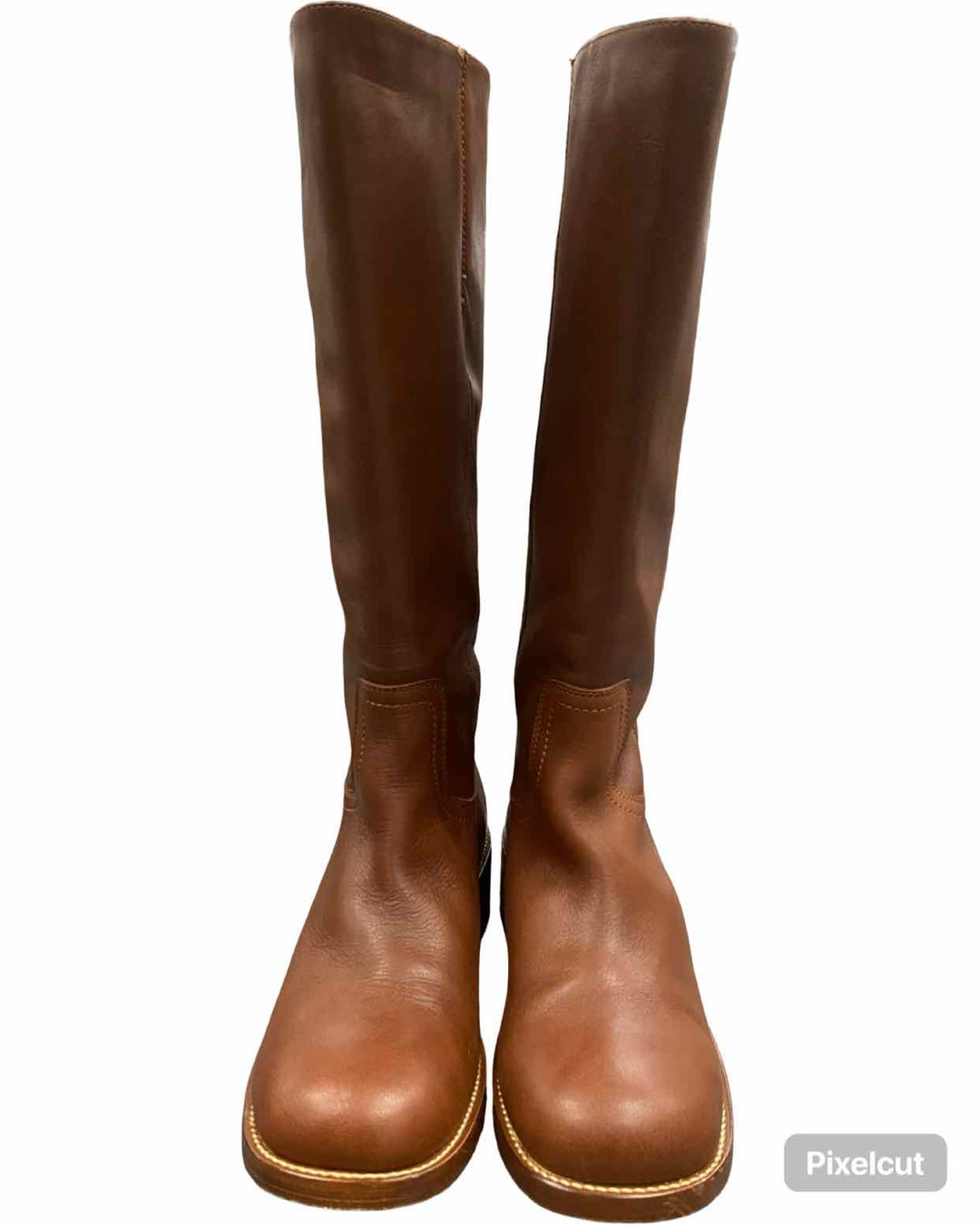 Steve Madden Shoe Size 11 Brown Leather Boots(knee)