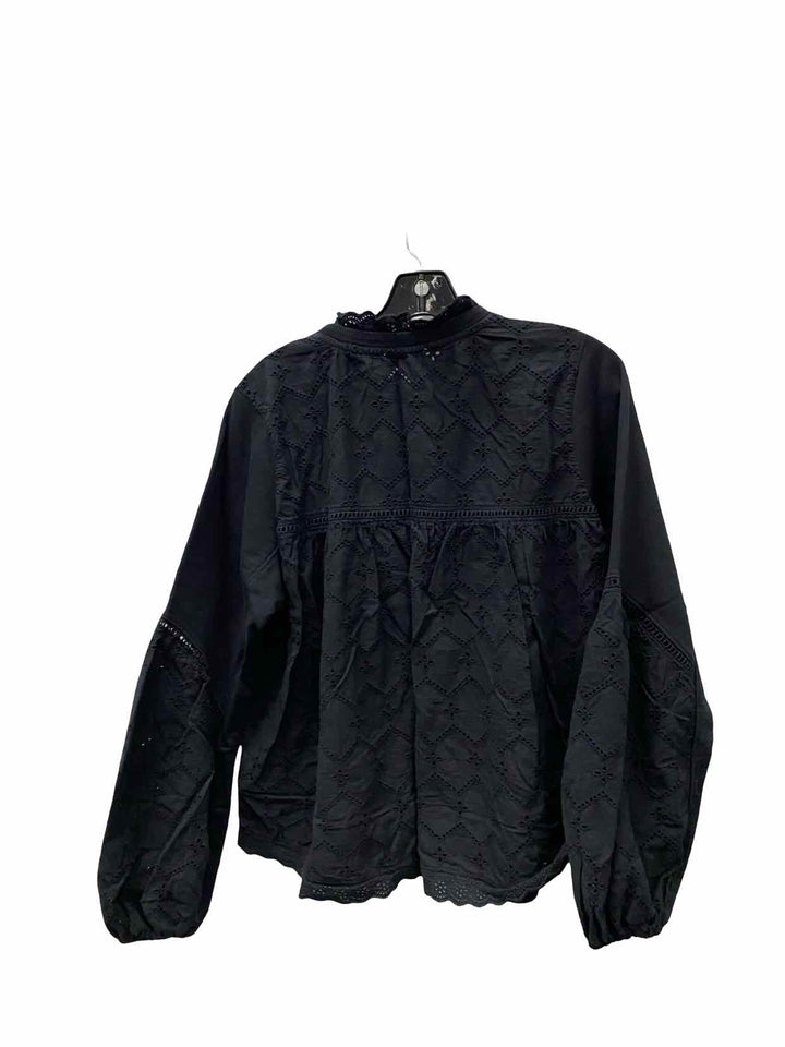 Calligraphie Size XL Black 100% cotton Long Sleeve Shirts