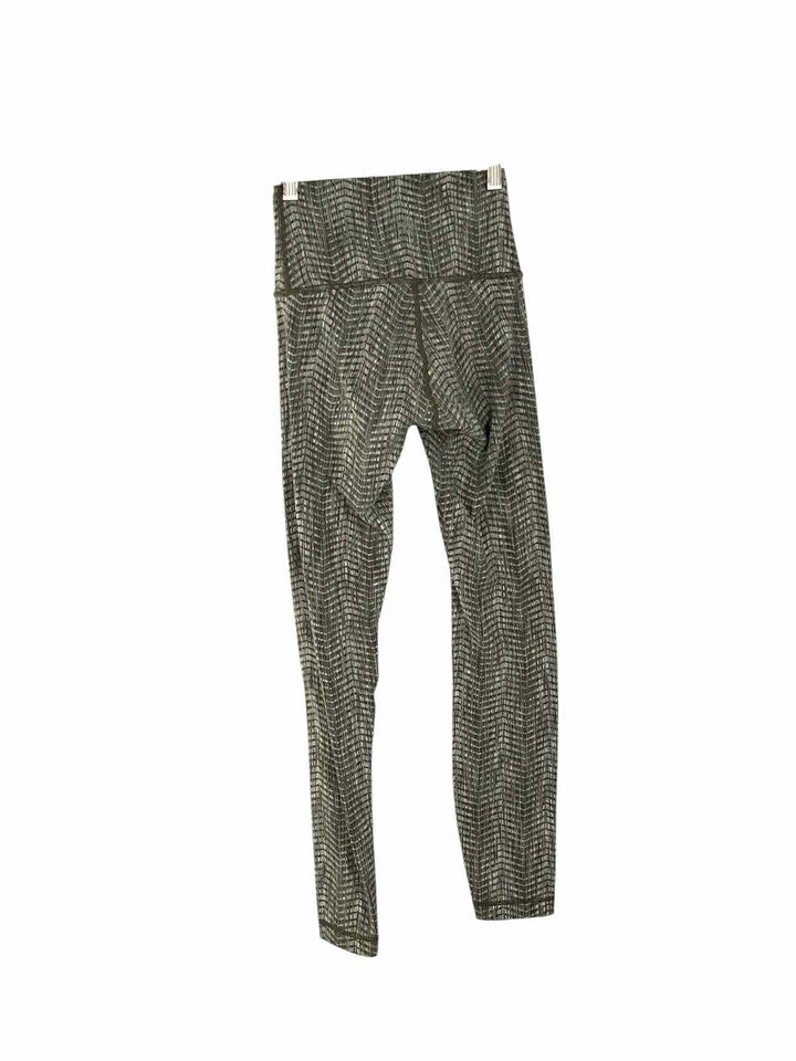 Lululemon Size 2 Green Print Athletic Pants