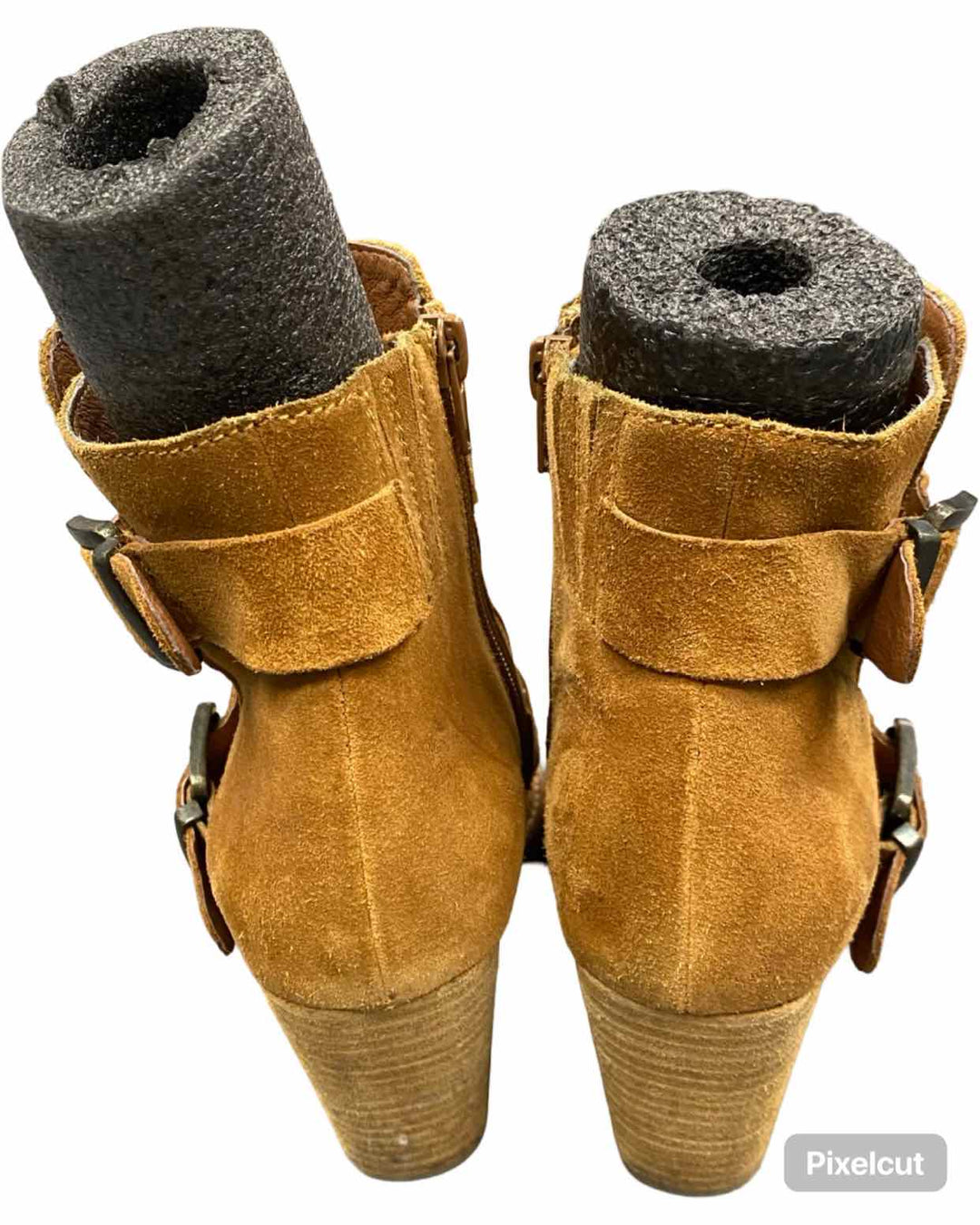 Jeffrey Campbell Shoe Size 8.5 Brown Suede France Boots(Ankle)