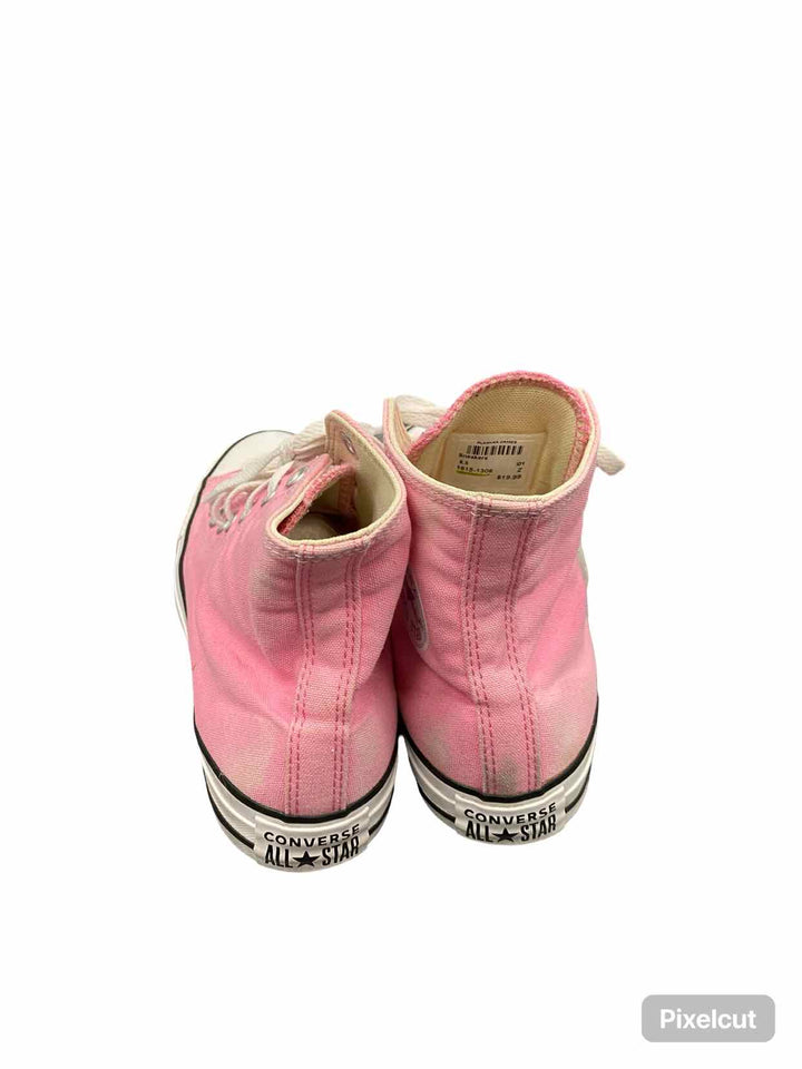 Converse Shoe Size 8.5 Pink High Top Chuck Taylor All Star Canvas Sneakers