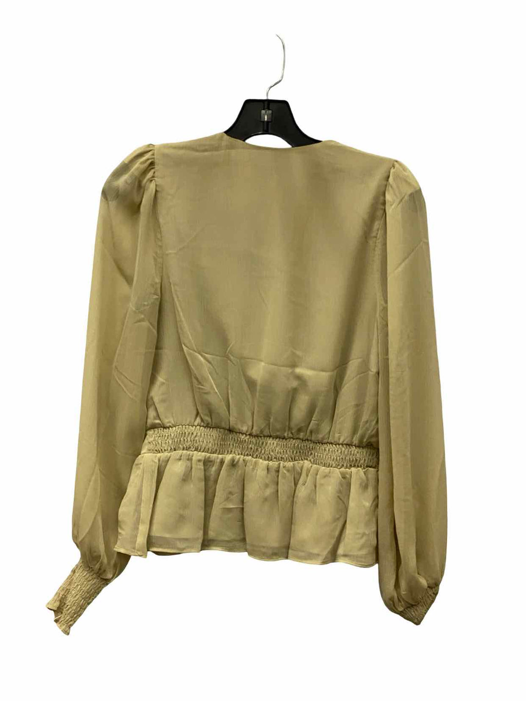 Express Size S Green Long Sleeve Shirts