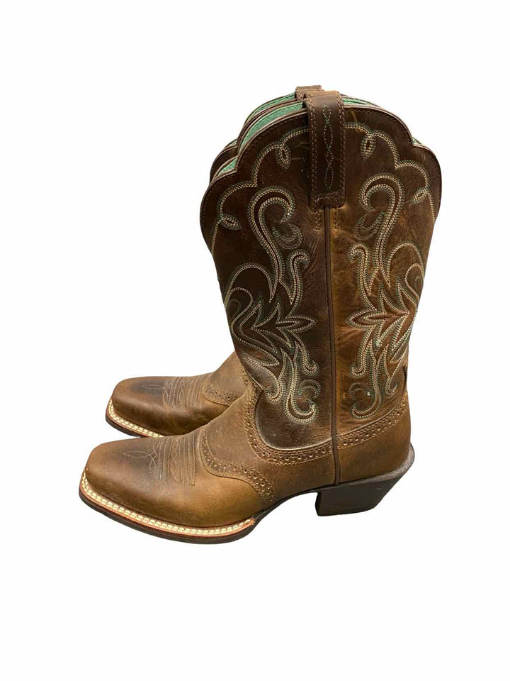 Ariat Shoe Size 6.5 Brown Leather Legend Western Boots(knee)