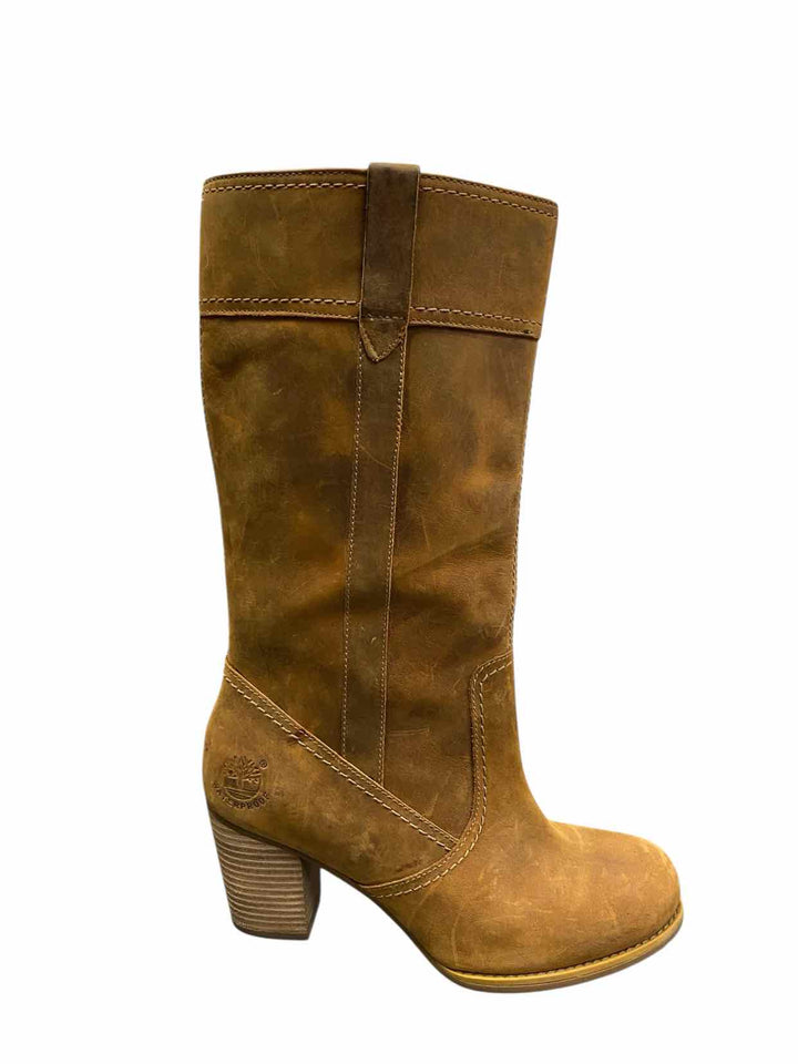 Timberland Shoe Size 7.5 Brown Boots(knee)