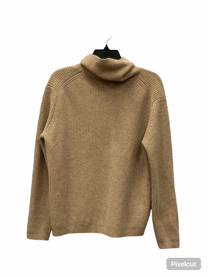 Quince Size S Tan 100% cashmere Sweater