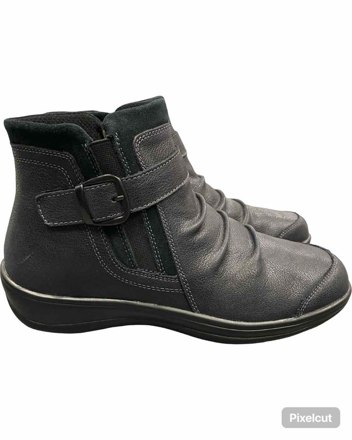 Orthofeet Shoe Size 8.5 Black Boots(Ankle)