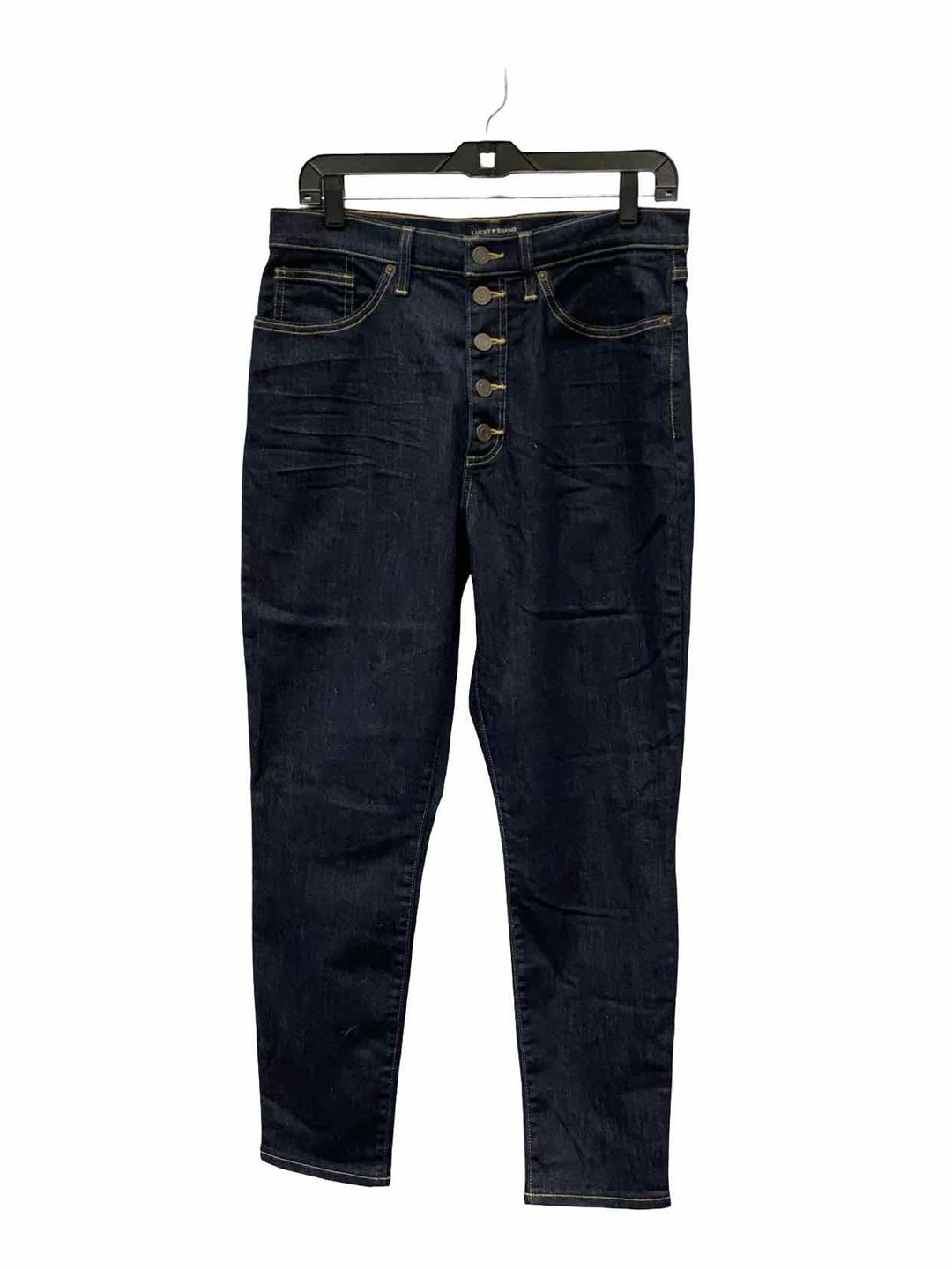 Lucky Brand Size 14 Blue high rise skinny Pants